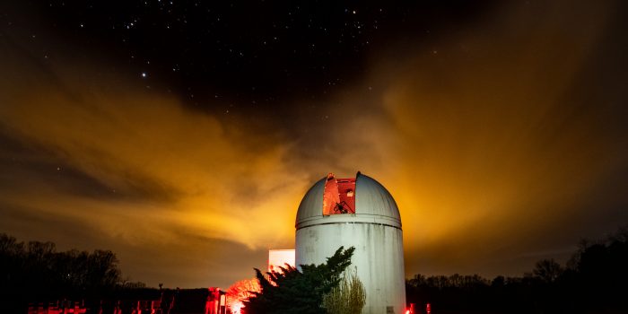 Belk observatory Belk observatory at night